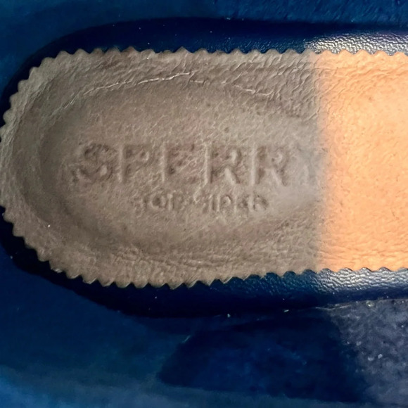 Sperry Navy Suede Top-Sider Women's Saybrook. Size 7 1/2. - Picture 2 of 11